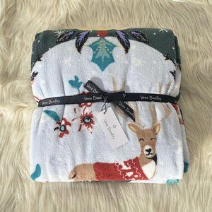 Vera Bradley Throw Blanket Merry Mischief Ornaments